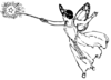 Fairy With Wand Clip Art