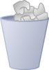 Cleaned Garbage Can Clip Art