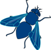 Blue Fly Clip Art