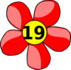 Counting Flower Clip Art