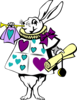 White Rabbit Clip Art