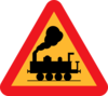 Train Roadsign Clip Art