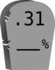 Math Headstone Clip Art