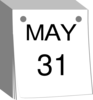 May 31 Clip Art