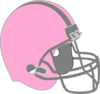 Pink Football Helmet Clip Art