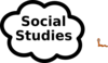 Social Studies Sign Clip Art