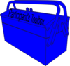 Toolbox-participant-dark Blue Clip Art