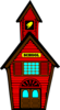 Red School House Clip Art