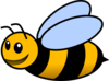 Happy Bee Clip Art