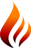 R&o&b  Flame Logo Clip Art