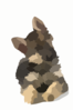 Germ Shep Pup Clip Art