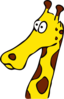 Cartoon Giraffe Clip Art