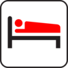 Sleeping Man Icon Clip Art