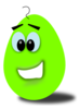 Lime Comic Egg Clip Art