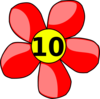 Counting Flower Clip Art