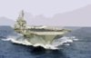 Uss Kitty Hawk (cv 63) Underway Clip Art