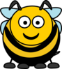 Funny Bumblebee 1 Clip Art