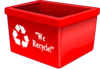 Red Bin Clip Art