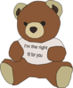 Bear Hire Me Clip Art