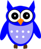 Blue Owl Clip Art