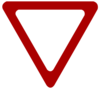 Blank Yield Sign Clip Art