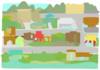 Town Village Clip Art