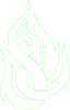 Glowing Green Clip Art