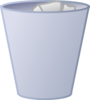 Cleaned Garbage Can Clip Art