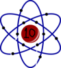 Atom 10 Clip Art