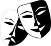 Theatre Masks Clip Art