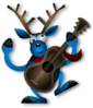 Dancing Reindeer Clip Art