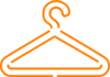 Orange Hanger Clip Art