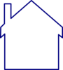 Blue House Clip Art