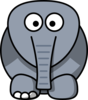 Crippled Elephant Clip Art