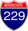 I-229 Sign Clip Art