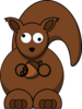 Cartoon Squirrel (dizzy) Clip Art