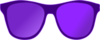 Purple Sunglasses Front Clip Art