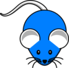 Blue Mouse Clip Art