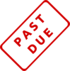 Past Due Stamp Clip Art