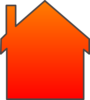 Orange House Clip Art