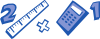 Ruler And Calculator Clip Art