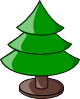 Tree With Stand Clip Art