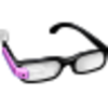 Girl Google Glasses Icon Image