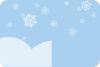 Light Blue Winter Background Clip Art