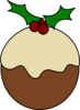 Christmas Pudding Clip Art