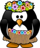 Hawaiian Penguin Clip Art