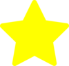 Lemon Star Clip Art