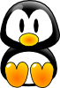 Baby Tux Clip Art