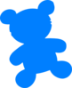 Blue Bear Clip Art