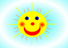 Smiling Sun Clip Art